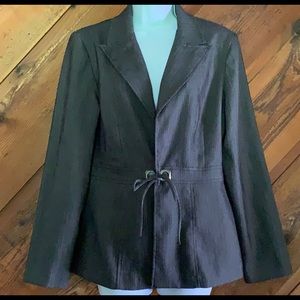 Scarlet Clothing Woman’s Grey Pinstriped Blazer